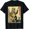 Japanese Cat Princess Playing The Electric Guitar T-Shirt