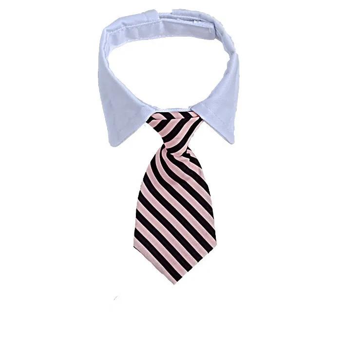 2025 Dog Cat Grooming Cat Striped Bow Tie Animal Striped Bow Tie Collar Pet Adjustable Christmas Cat Collar Pet Collar
