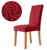 Velvet Plush Chair Cover Red