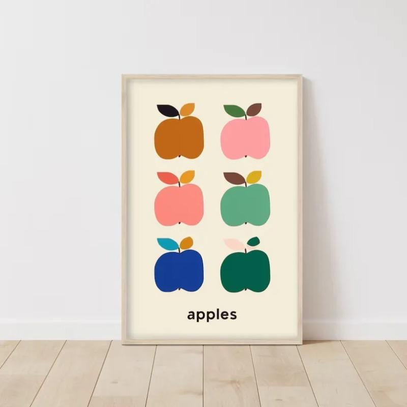 Mercato Frutta Verdura Limone Fragola Papaia Cibo Poster Pittura su Tela Arte Murale Immagini Cucina Casa Ristorante Decorazione