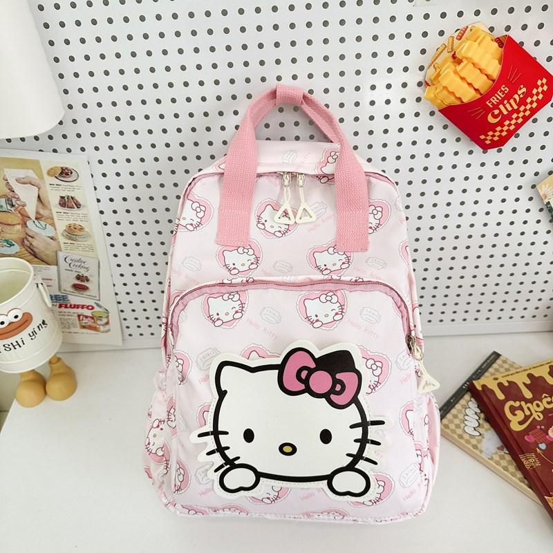 Kindergarten Student Schoolbag Cartoon Cute Foreign Style Printed Children'S Backpack Summer Children'S Bag