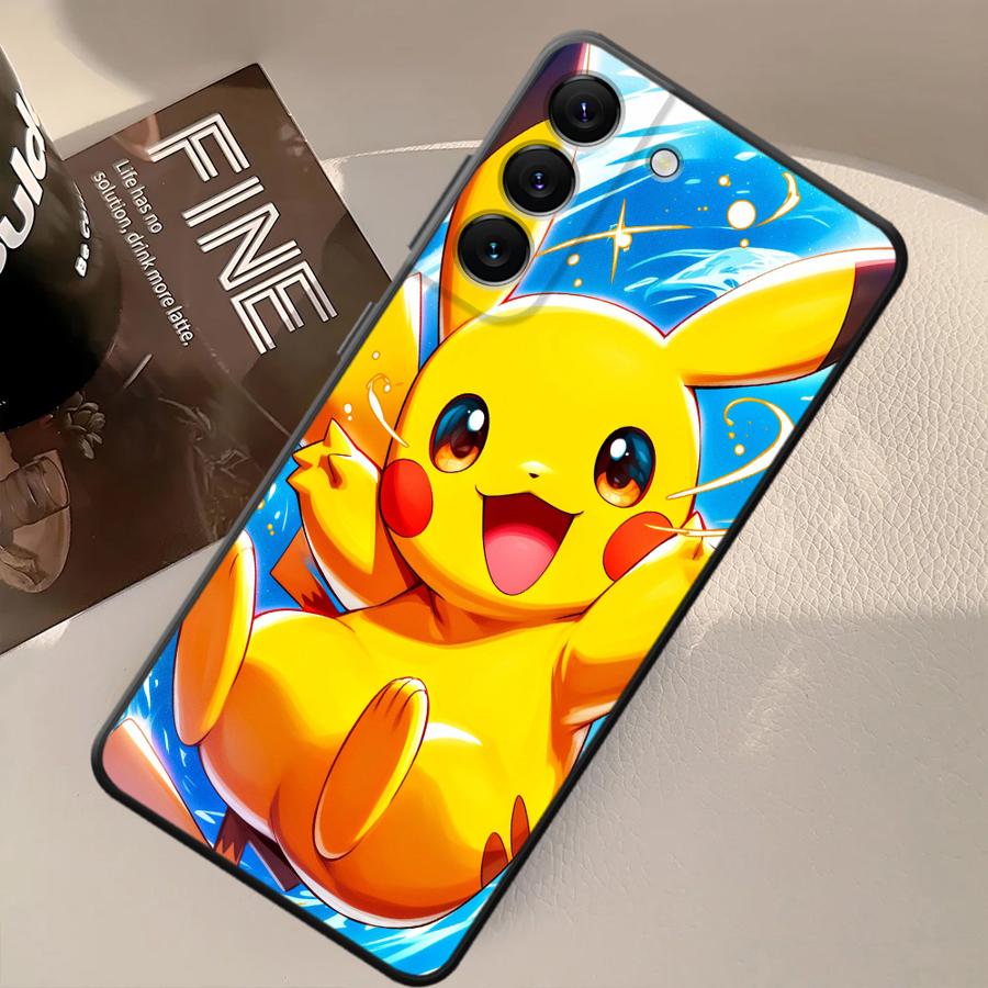 Mignon Pokemon Pikachu Housse Coque de Téléphone pour Samsung Galaxy A05 A15 A70 A04 A06 A13 A20 A50 A17 A16 A40 A12