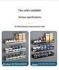 Wall-Mounted 304 Stainless Steel Spice Rack & Bathroom Hanger