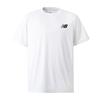 New Balance Training Short Sleeve Shirt Short Sleeve Soccer Running Dry Quick Drying Breathable WT Men's (AMT45401) Men's (White)
