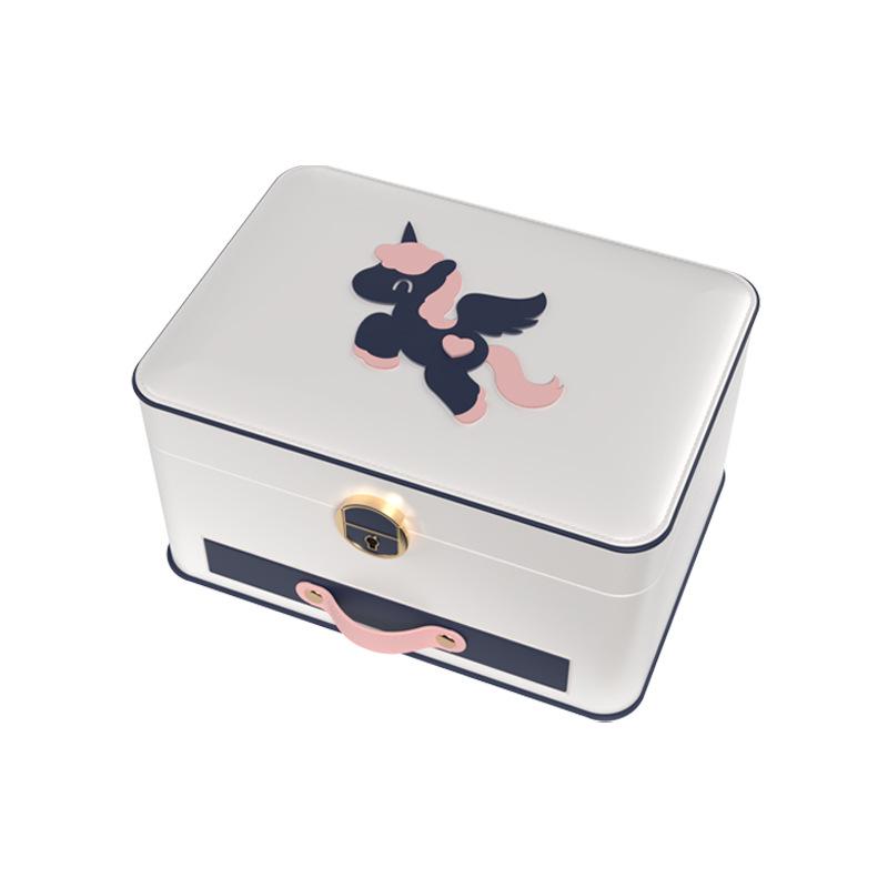 Three-Layer Large Household Jewelry Drawer: Multi-Layer Storage Box with Double-Layer Capacity