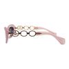 Vivienne Westwood Elegant Minimalist Design Oval Sunglasses Women sunglasses Pink VW5093-1-281