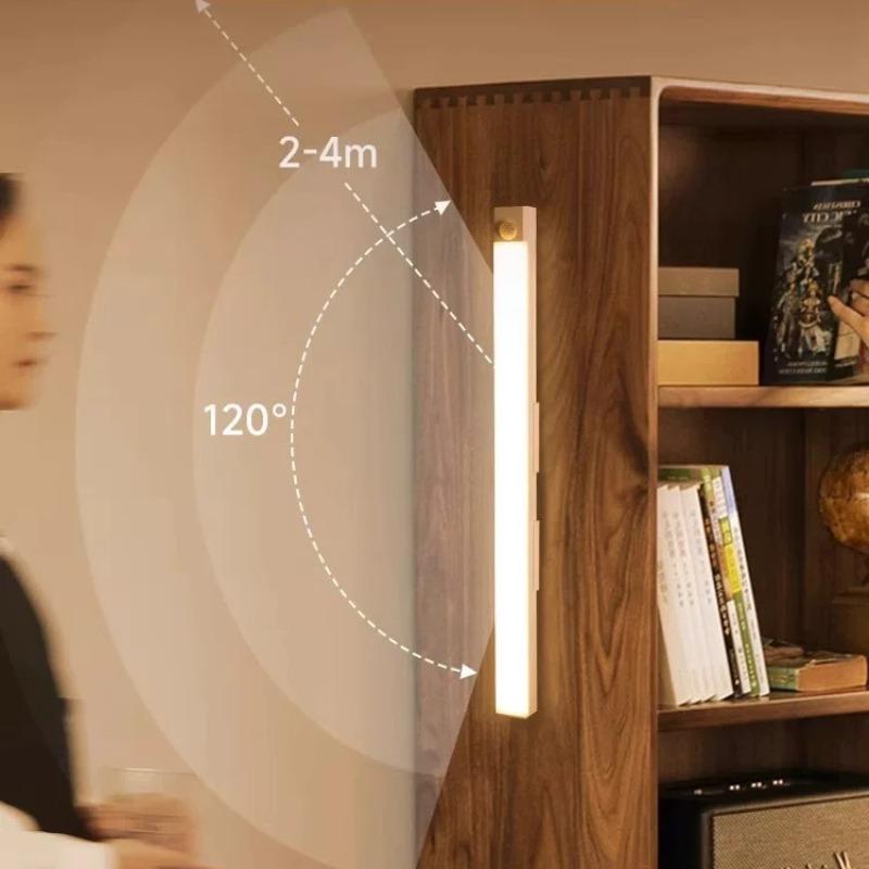 Smart Human Sensing Portable Handheld Charging Night Light Strip Magnetic Suction Walkway Staircase Wine Cabinet Wardrobe Light