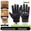 Men's Full-Finger Outdoor Tactical Gloves - Cut-Resistant, Wear-Resistant for Motorcycle Riding & Combat