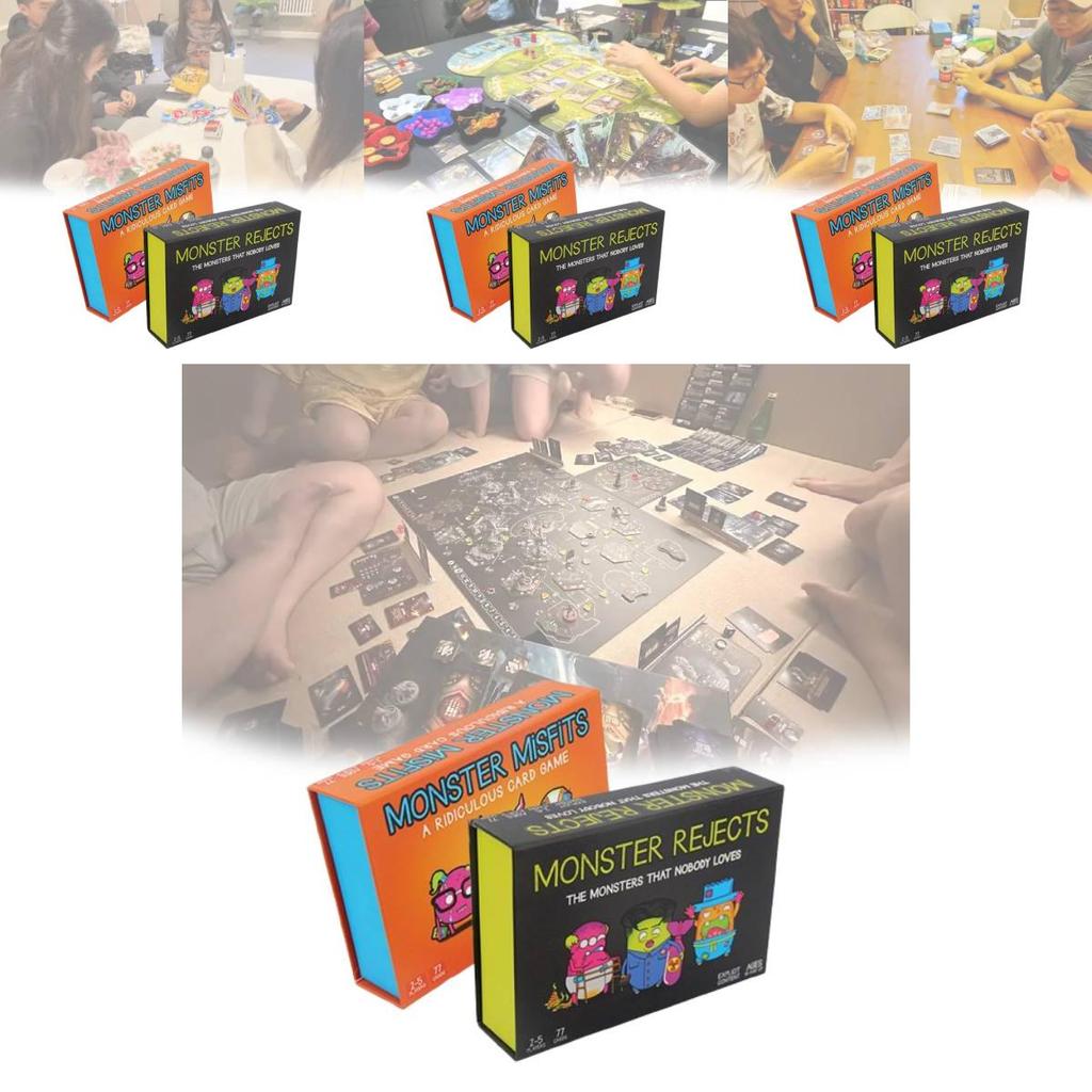 Engaging Monster Misfits Rejects Card Game Ideal For Social Gatherings And Parties
