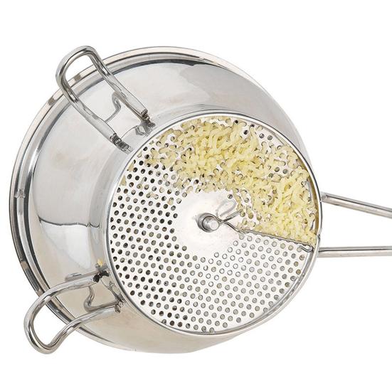 Potato Mud Mill Stable Structure 360 Degree Rotation Ergonomic Design Rotary with Long Handle Grinding Stainless Steel