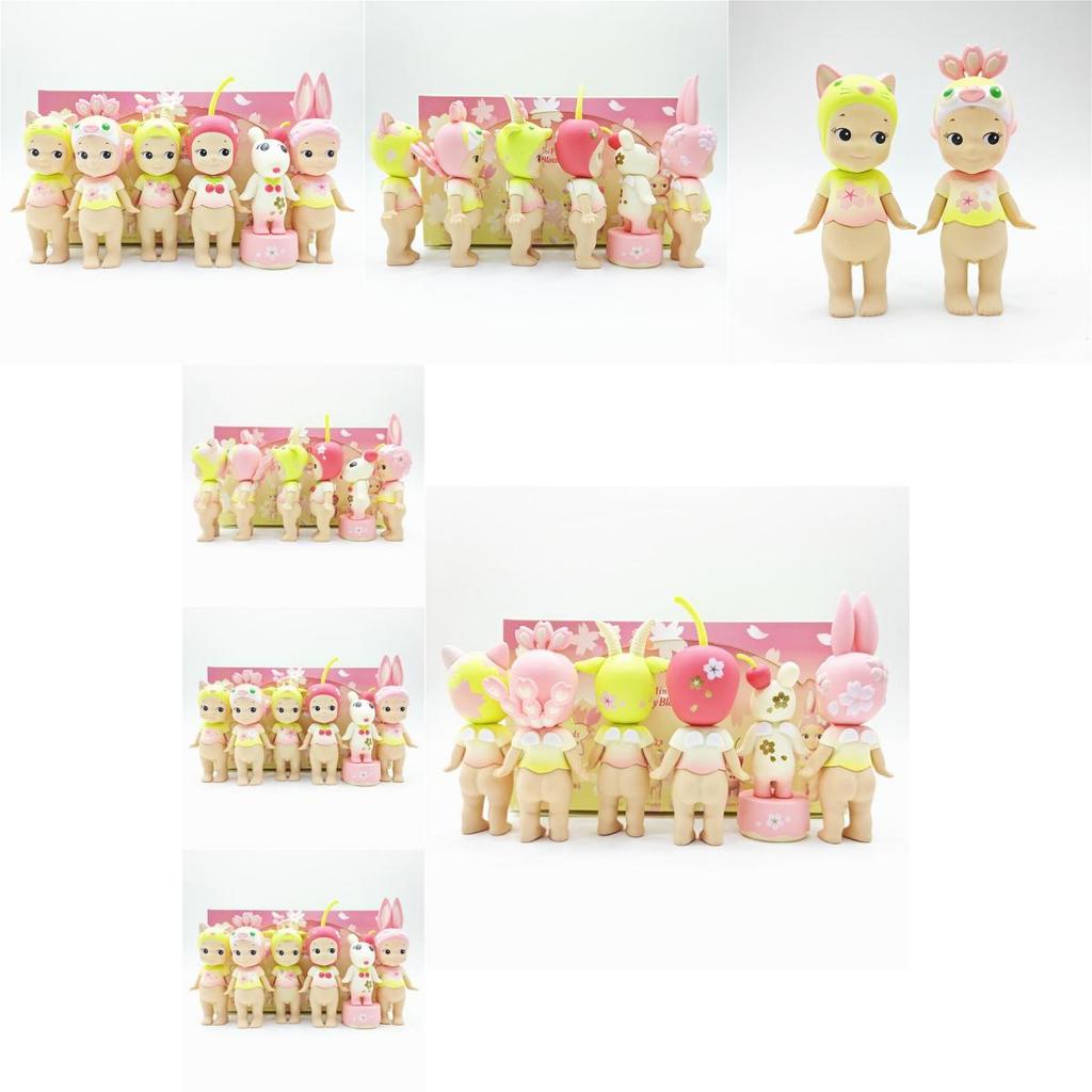 Unique Pvc Spring Cherry Blossom Angel Figurines Blind Box Collectible Toys Ideal For Cake Displays And Thoughtful Gift Giving