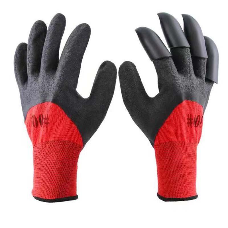 Paws Garden Gloves Flower Planting Stab-Proof Waterproof Weeding Explosive Latex Digging Gardening Gloves