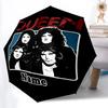 1PC Queen Bohemian Rhapsody Custom Name Automatic Open/Close, 8-Rib Durable Frame Compact Travel Umbrella for Men & Women D1222045