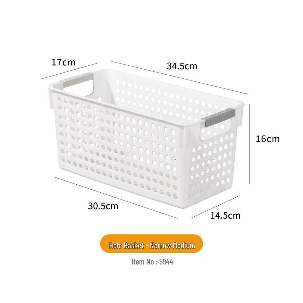 Kitchen Tall Cabinet with Pull-Out Grid Storage Basket for Seasoning and Grains