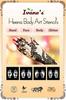 Gilded Self-Adhesive Flower, Butterfly Design Henna Tattoos Stencils (10 Sheets)