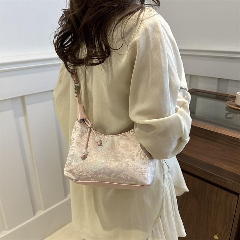 Handbag  New Chinese Crossbody Bag Women's Premium Versatile Women's Handheld Wrist Bag