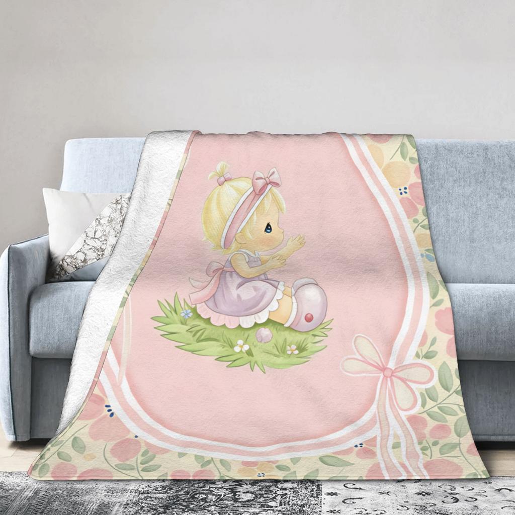 Precious Moments Blankets Super Warm Comfortable Plush Throw Blanket For Girls Boys Bedroom Flannel Bedspread Bed Cover