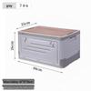 Foldable Outdoor Camping Storage Box with Wooden Lid
