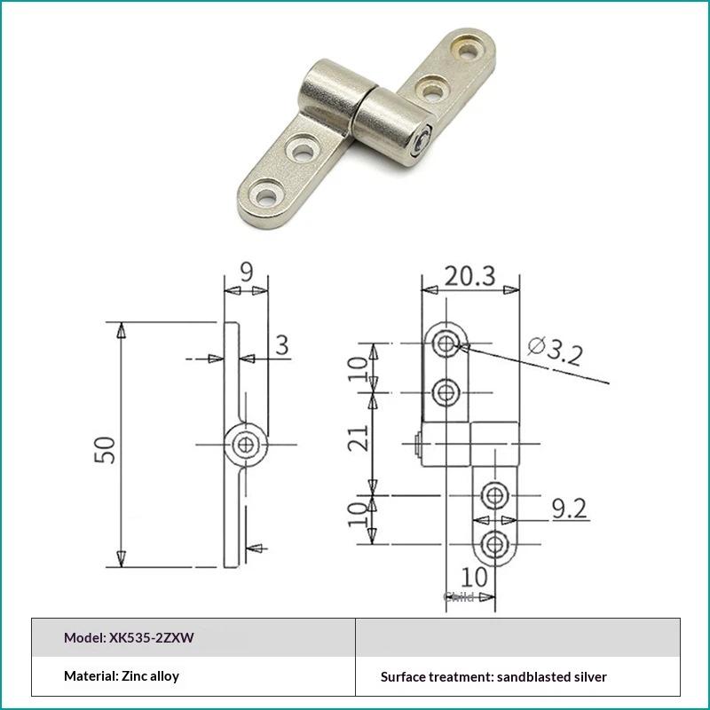 1/2Pcs 360 Degree Rotation Angle Positioning Mini Metal Torque Shaft Positioning Stop Damper Hinge Hardware Accessories