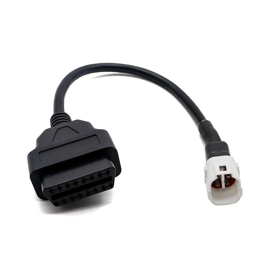 4 Pin to OBD2 OBDII Cable Harness Diagnostic Adapter Connector For Yamaha R1 R6