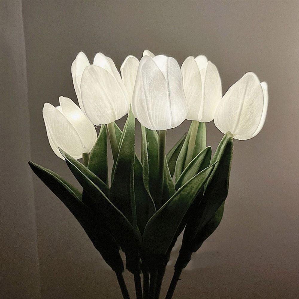 Nachtlicht LED Tulpenlampe LED Licht Simulationsblumenlampe Tulpen-Tischlampe Tischdekoration