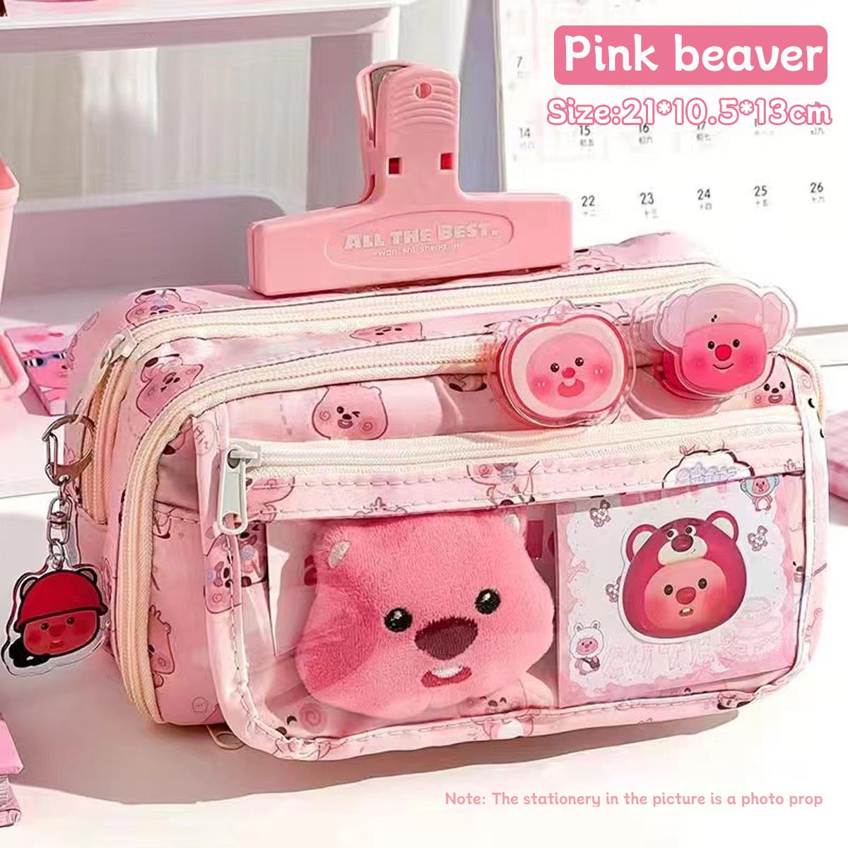 

Милий пенал для дівчаток початкової школи Пенал великої місткості з високим зовнішнім виглядом Пенал для дівчинки-підлітка