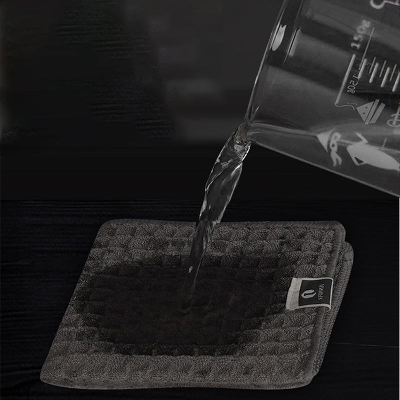 4KS Vaflový Bar Kávový Ručník Bez Stop Včelí Plástev Absorpční Nádobí Stolní Nádobí Kuchyňská Utěrka Ručník Čištění Skla Čisticí Nástroj Ručník