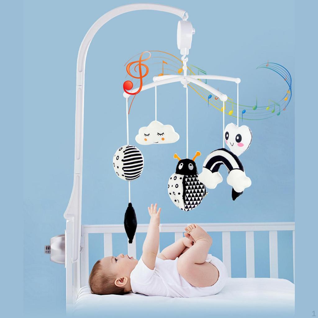 Baby-Spieluhr-Halterung Montessori Glockenhalter für Kinderwagen Bett Säugling