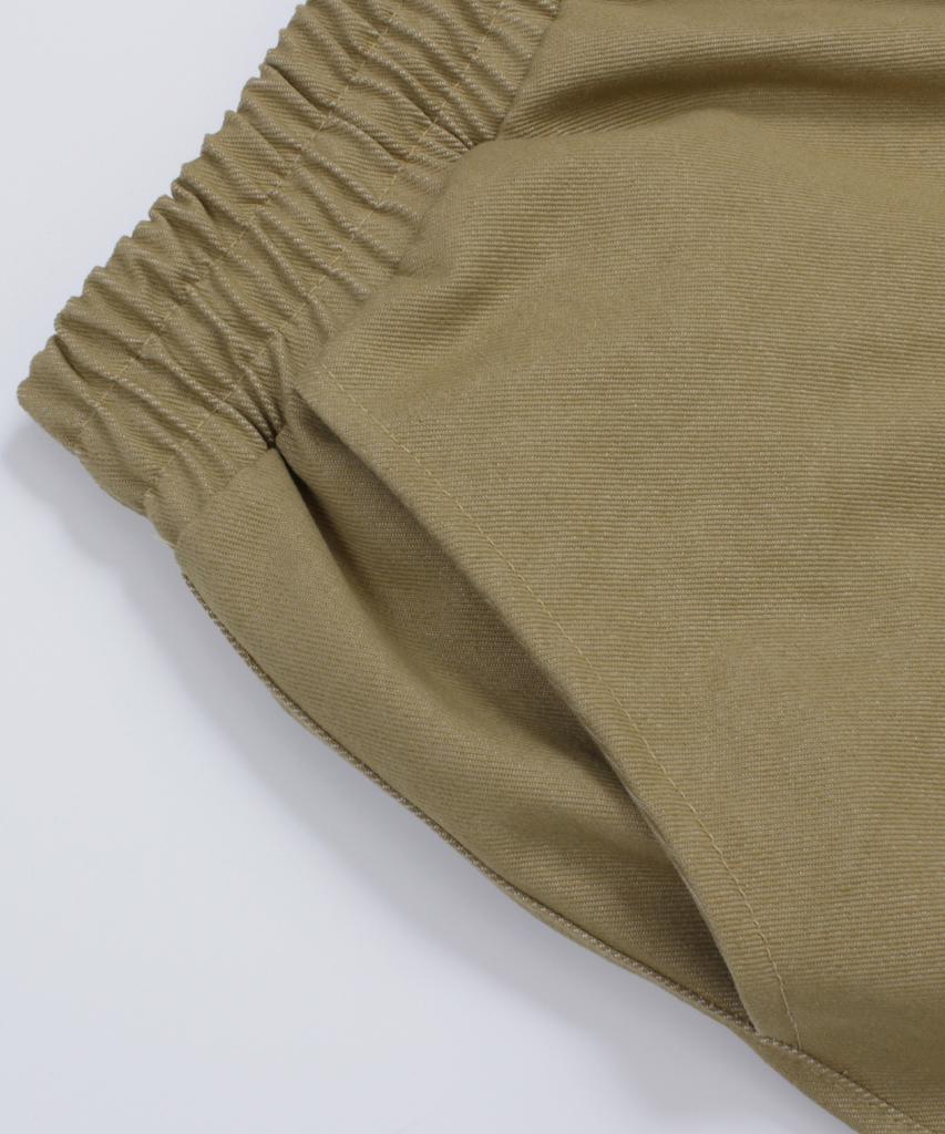CAMEL WORK Denim Bermuda Cargo Pants (Beige)