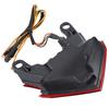 Motorcycle LED Tail Light Lamp Brake Turn Signal Taillight for Kawasaki Z800 2013 2014 (Red)