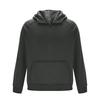2025 American Retro Men's Hooded Winter Crossover Sweatshirt - New Loose Fit, Solid Color, Zipper Jacket
