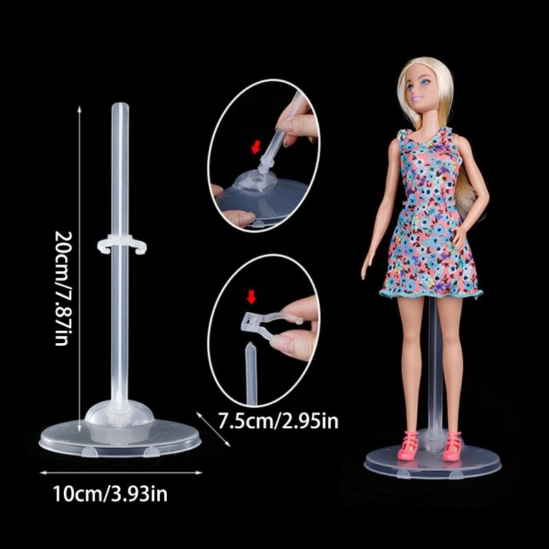 Adjustable Invisible Doll Stand For Display ABS Easy Assembly Universal For Most Figurines