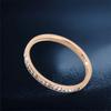 Luxury Designs Full Cubic Zirconia Rotating Rings for Women High Quality Stainless Steel Waterproof Jewelry 2026 Wedding Rings