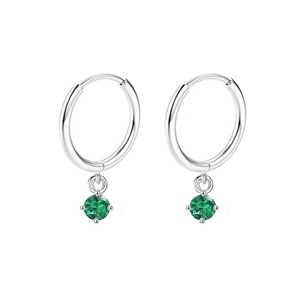Stainless Steel Ear Barbels Ear Ring Star and Moon Ear Hoops Versatile Ear Pinning Accessories