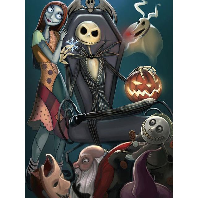 Full Square Diamond Painting Portrait Colorful Animal Diamond Embroidery Wolf Owl Panther Picture of Rhinestones Stitch Cross Christmas Decoration