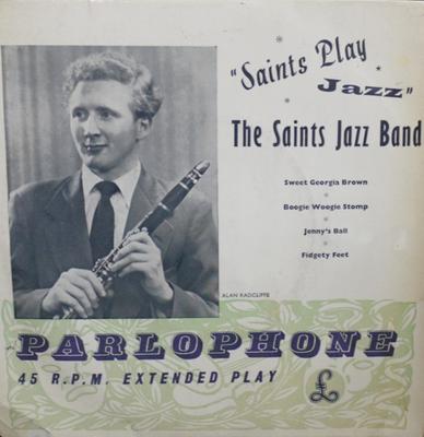 7inch Record SAINTS JAZZ BAND - Saints Play Jazz GEP8560 Parlophone - UK Jazz Used