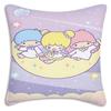 Littletwinstars Sanrios Pillow Covers Cartoon Sofa Decorative Home Double-Sided Printing Short Plush Cute Cushion Cover