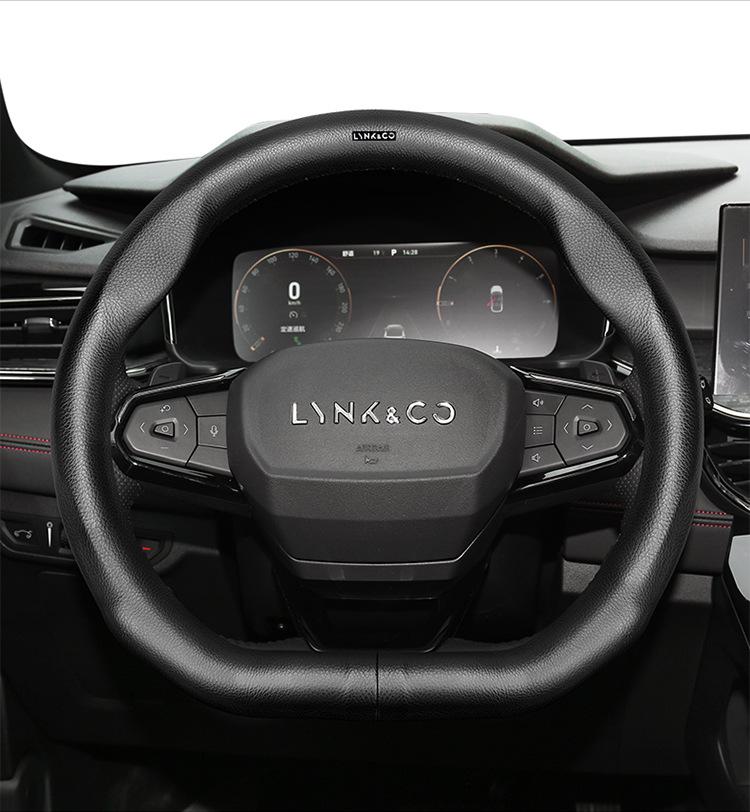Lynk & Co Lenkradbezug für Modelle 01-09, Ganzjahres-Anti-Rutsch-Sportdesign