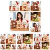 Adorable Round-eyed Teddy Bear Plush Toy For Christmas Decoration And Gift