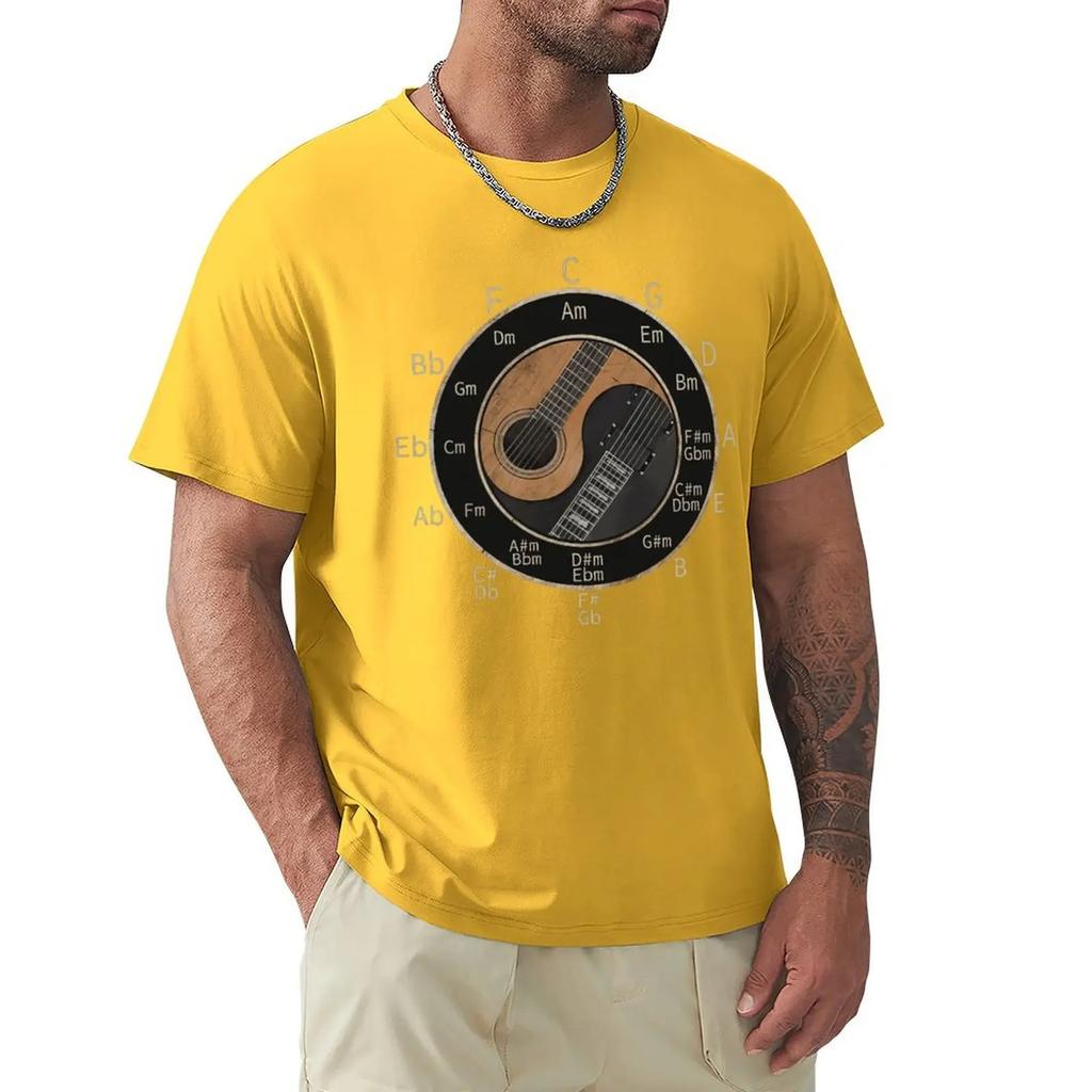 Funny Design Love Playing Guitar Hip Hop T Shirt Harajuku Short Sleeve T-shirt 100% Cotton Graphics Tshirt Tops