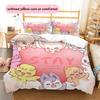 SKZOO  Pattern Bedding Quilt Set  Home Decoration  Gift (1 * Duvet Cover + 2 * Pillowcase  Without Core)