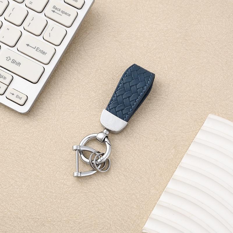 Cross-border Year of the Horse Car Home Keychain Wrist Rope Motorcycle Pendant Men's and Women's Metal Braided Rope Bag Key Chain