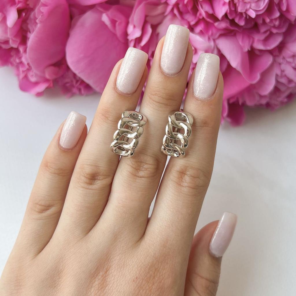 Brincos de prata sem pedras (2143338)