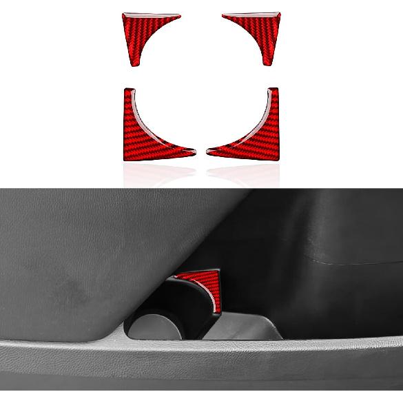 Car Sticker Carbon Fiber Center Console Gear Shift Indicator Panel Cover Trim for Ford Ranger XLT Lariat XL      Decal Accessories Red