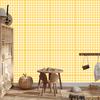 Wallpaper Fabric Pattern Cream, White and Gold for Living Room and Bedroom 50x1000