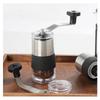 Modern Stainless Steel Manual Coffee Grinder With Adjustable Coarseness For Office Use
