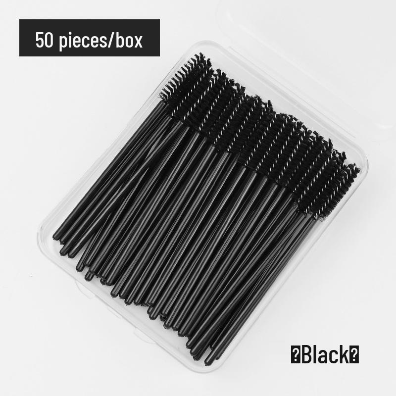 Portable Extra Fine Disposable Eyebrow & Eyelash Spiral Brush for Extensions