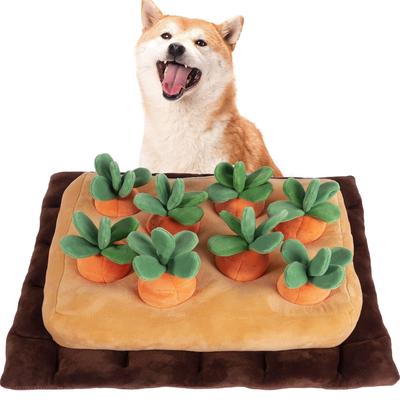 Cão Animal de Estimação Educacional Cão Cenoura Nariz Trabalho Tratar Esconderijo YCYHHW Cão Cão Estresse Falta de Prevenção de Destruição Doméstica Brinquedo para Cachorro Brinquedo, Suprimentos, Brinquedo, Tapete,