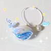 Adorable Whale Keychain Gradual Color Changing Pendant For Decoration
