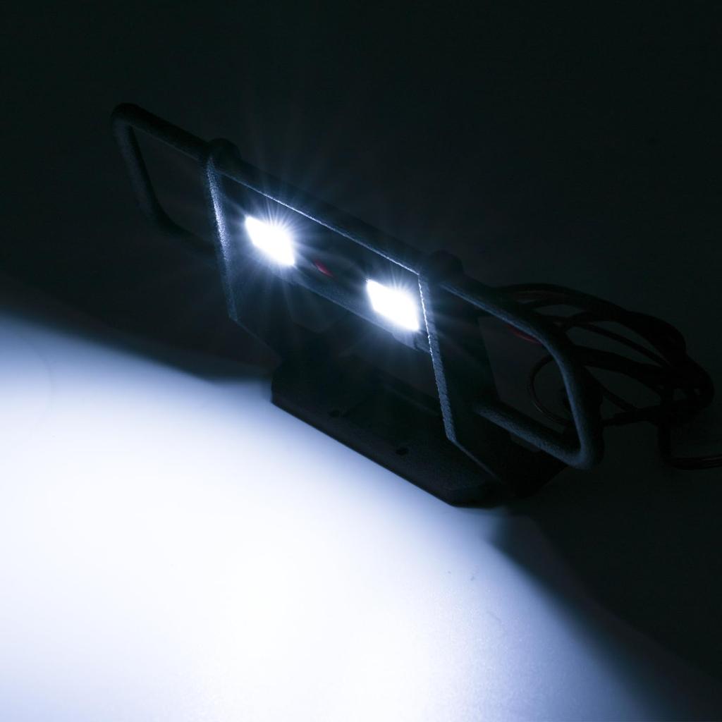 TRZX Scară 1/18 Bară de protecție față cu lumini LED pentru Traxxas TRX4-M K10 Accesorii mașină RC crawler